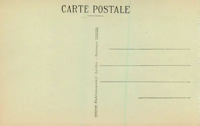 Frontera franco-suiza — Últimos embalses del Doubs — Editor C. Lardier, n° 869 — Reverso