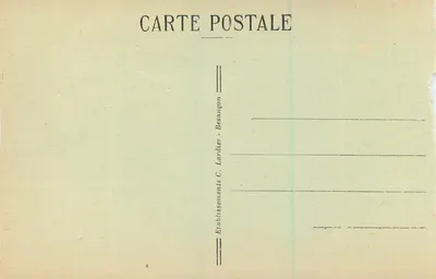 Granica francusko-szwajcarska — Panoramiczny widok Saut du Doubs — C.L.S. nr 894 — Rewers