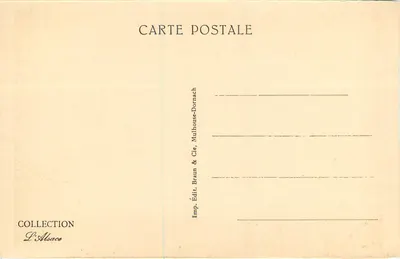 Colmar — Balcon Renaissance — Coleção L'Alsace, n°312 — Verso