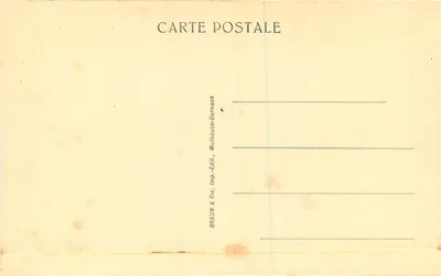Guebwiller — Urząd Miasta — wydawca BRAUN & Cie, Mulhouse — Rewers