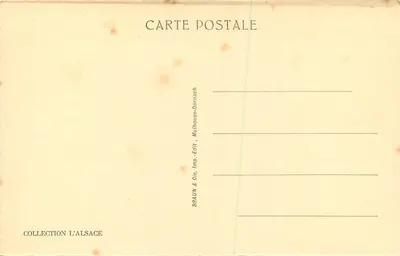 Guebwiller — Starsza świątynia Dominikanów — Kolekcja L'Alsace, Braun & Cie, Mulhouse-Dornach — Rewers