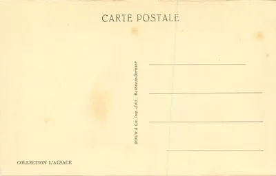 Murbach — A Abadia — Coleção L'Alsace — Verso