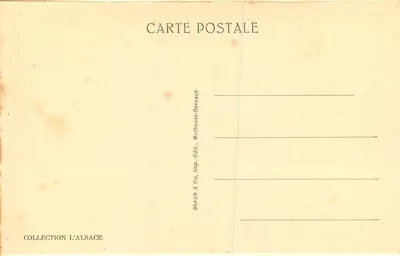 Jungholz — Vista generale — Collezione L'Alsace, edita da Braun & Cie, Mulhouse-Dornach — Verso