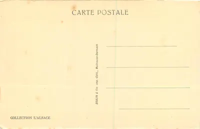 Jezioro La Lauch — Przegrodzina i hotel przy jeziorze — wydawca BRAUN & Cie, Mulhouse-Dornach — Rewers