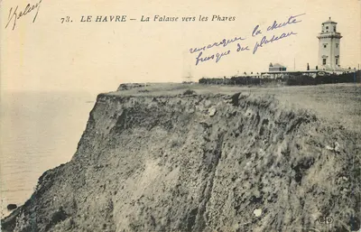 Le Havre — A Falésia em direção aos Faróis — Editor B.D.