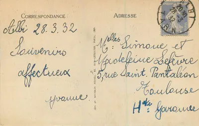 Albi — Katedra (Façada Południowa) — LL — Rewers
