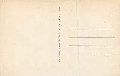 Vence — Port i widok na Mont-Boron — Les Belles Éditions Françaises — Rewers