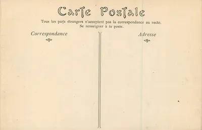 Castelo de La MALMAISON — vista geral — editor desconhecido, n° 93 — Verso