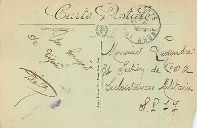 LYON — Rue de la République — LL. n°36 — Rewers