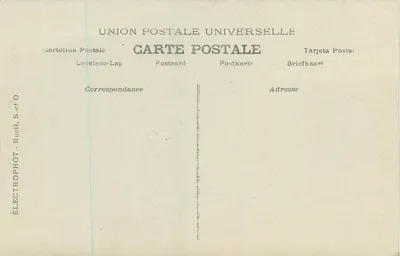 Palácio de Fontainebleau — Capela da Trindade — Électrophot, S.-et-O. — Verso