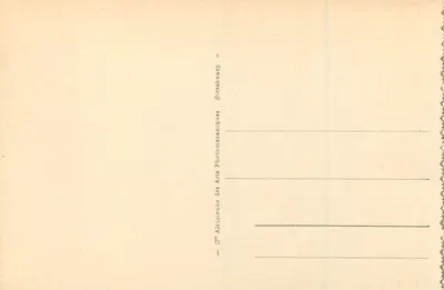 Bagnères-de-Bigorre — A Praça dos Termas — editor Bilhete postal antigo n°13 — Verso