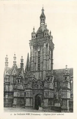 St-Thégonéc (Finistère) — A Igreja (século XVI) — Coleção L. McBlair
