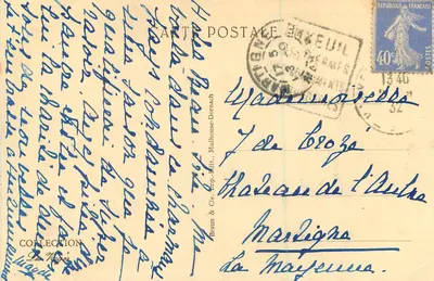 LUXEUIL-LES-BAINS — LA MAISON ESPAGNOLE — Braun & Cie, Mulhouse-Dornach, n° 3448 — Verso