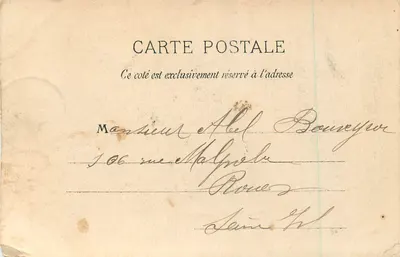 Villefranche-sur-Mer — Le port — "MA PROVENCE" par Jean Aicard, éditeur Cart. Post. Art. Paris, n° 1150 — Verso