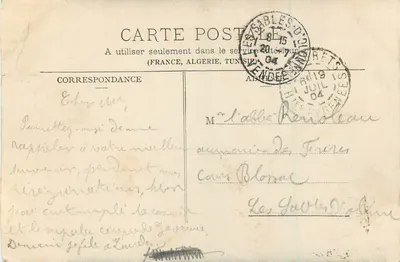 Gavarnie — Wodospad (Spadek 422 m) — A. Villatte, Tarbes 11285,22 — Rewers