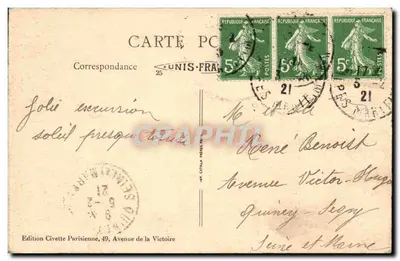 Areny Cimiez — NICE — Côte d'Azur — B. F. J. — Rewers