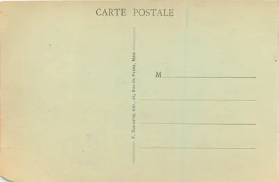 벨포르 - 사자 — 벨포르 수호자 기념물 1870-71 — P. 보네비에, 출판, 메츠 — 뒷면