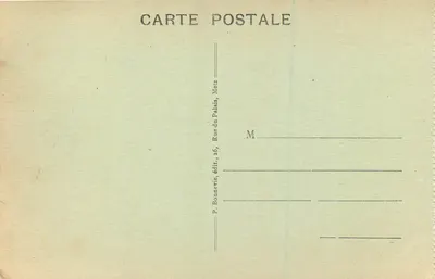 Belfort - Porta de Brisach — editor P. Bonnerie, Metz — Verso