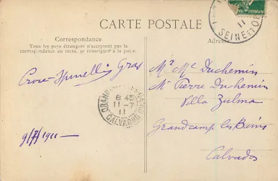 Zamek CHAMPLATREUX — Fosy — Fremont, wyd., Braumont-sur-Oise — Rewers