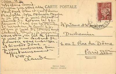 CAEN (Calvados) — Wnętrze kościoła Świętego Piotra — Gaby n°144 — Rewers