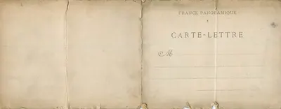CARTE DOUBLE Versailles — Reverso