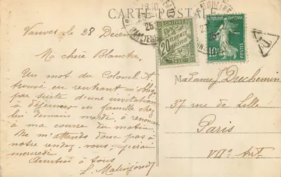 Chambéry (Savoie) — Portał św. Dominika — Zbiór L. Grimal — Rewers