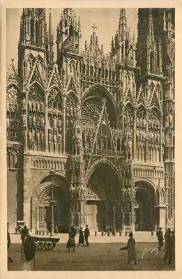 Rouen — Fachada da Catedral — Edição de Arte YVON