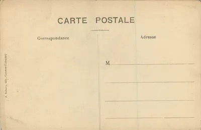 N.-D. van de Délivrande - De Heilige Maagd van de Délivrande — uitgever A. Dubost, Commes (Gatras) — Achterkant