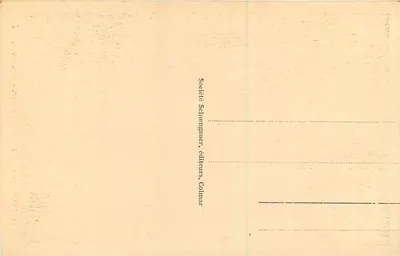 Colmar — Muzeum Schoengauer — Studnia XVI wieku — Rewers