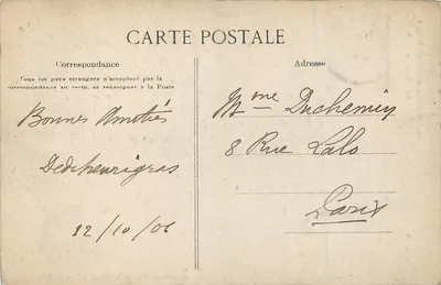 Castelo de Chantilly — A Capela — E.L.D. n°9 — Verso