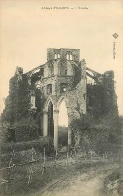 Abadia de Hambye — A Abside — Lebaut, editor