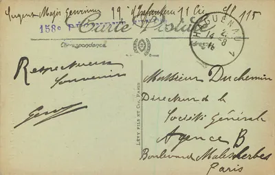 Strasbourg — Katedra — Zegar — LL. n°14 — Rewers