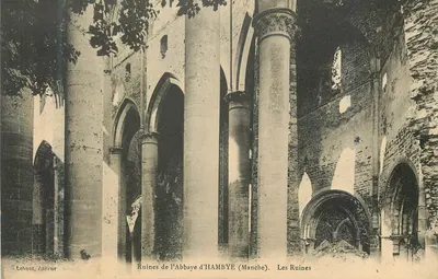 Ruínas da Abadia de HAMBYE (Manche) — Lehaut, Editor