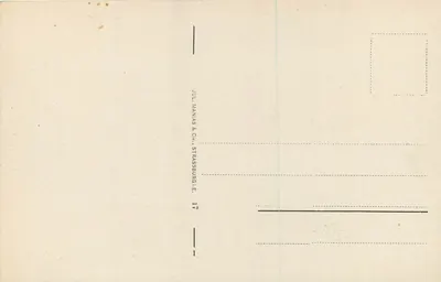 Molsheim — Jesuitenkirche (katedra jezuitów) — JUL. MANIAS & Cie, Strasbourg, n°17 — Rewers