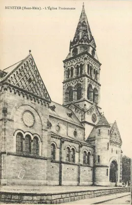 Munster (Haut-Rhin) - A Igreja Protestante — Edição Bazar C Ulmer