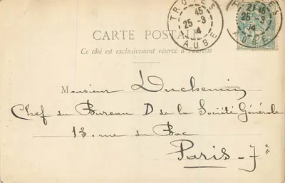 Troyes - Beffroi de St-Jean — Collection S. B. W. — Rewers