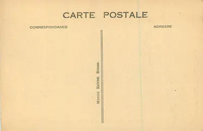 Rouen — Cour d'Albane — Stare domy z XV wieku — Wydawca nr 190 — Rewers