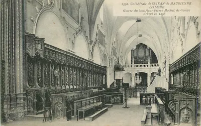 Catedral de São João de Maurienne — As bancadas — Editor não visível