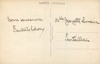 Sarlat — Rue de l'Ancien Hôpital i Zegarmistrzowski Wieżowiec Starej Katedry Świętej Marii — Hotel Pocztowy — Rewers