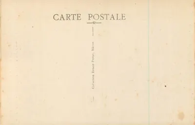 Pamiętka z Lamartine — Jezioro — Wydawca Ernest Protat, kolekcja Mâcon — Rewers