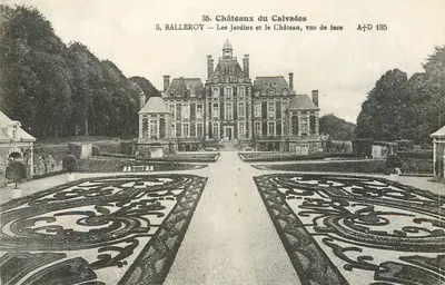 BalleroY — Les Jardins et le Château, vus de face — A+D 185