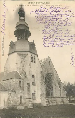 Pont-l'Abbé — A Rosace e o Sintrão da Igreja dos Carmelitas — Coleção Villard, Quimper, N° 259