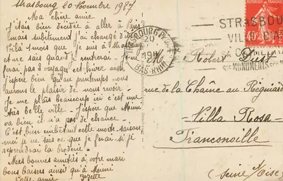 Strasburg - Katedra - Strona południowa — Wydawnictwo Miasta Strasburga, nr 31 — Rewers