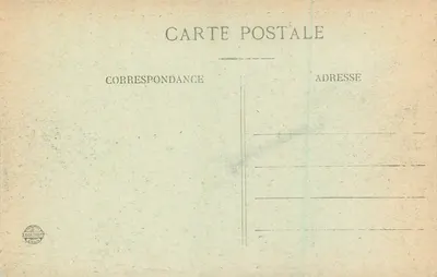 Grenoble — Ogród Delfinów — Perspektywa na miasto — E.R. — Rewers