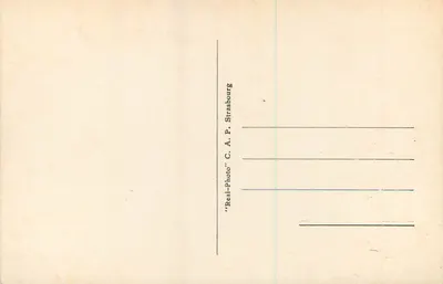 Kościół św. Jakuba — Dieppe — C. A. P. Strasbourg, nr 130 — Rewers