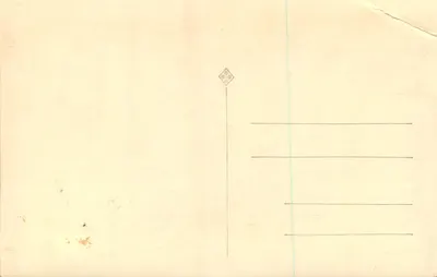Święty Antoni z Padwy — statua w kościele Świętego Mikołaja w Rouen — J. Touzet, rzeźbiarz — Rewers