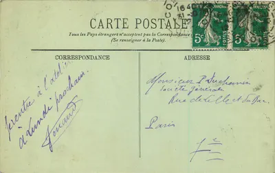 Compiègne — Stara dom, Rue Solférino — L.L. — n°177 — Rewers