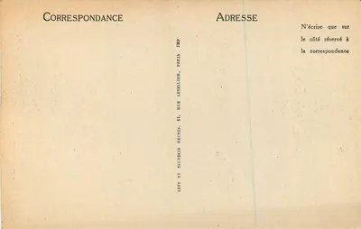 Casa de la Grande Rue — Lisieux — Ediciones Maurice Duvey — Reverso