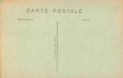 BLOIS (L.-et-C.) — Hotel d'Alluie — A. P. — Verso