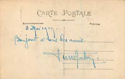 CAEN — Lucarne do Hotel da Bolsa — Editor PAR — Verso